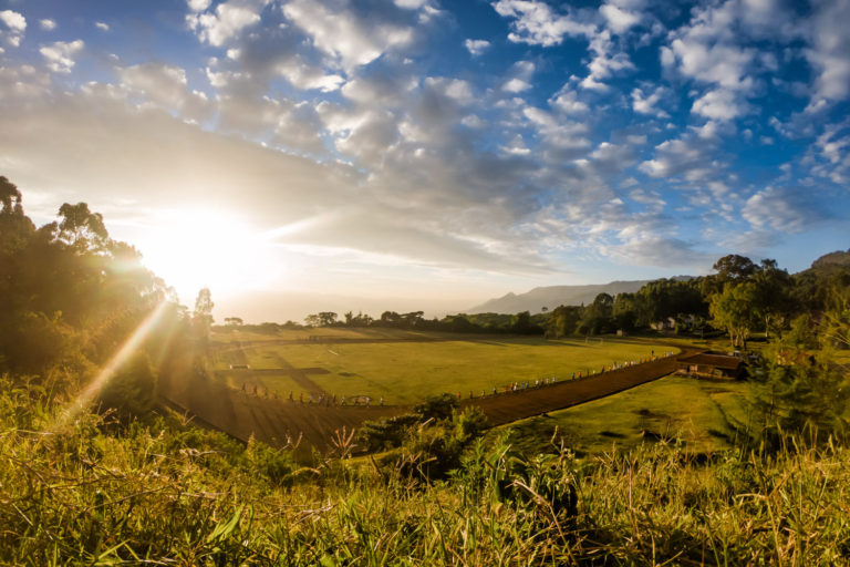 Running track sunrise Kenya