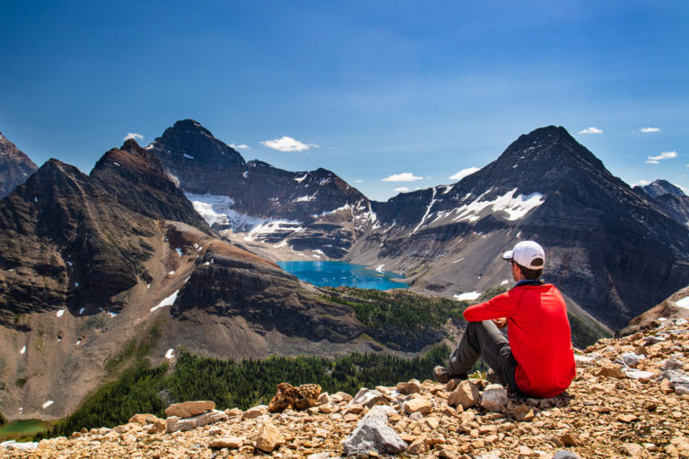 Hiking mountains