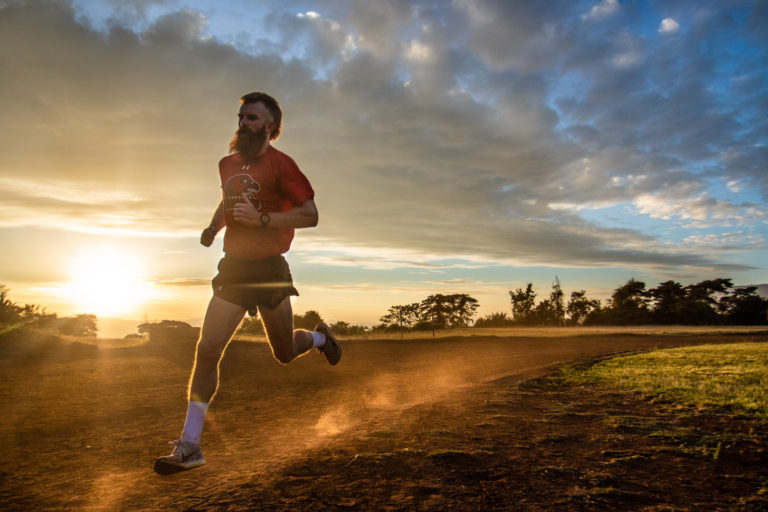 Running track sunrise Kenya