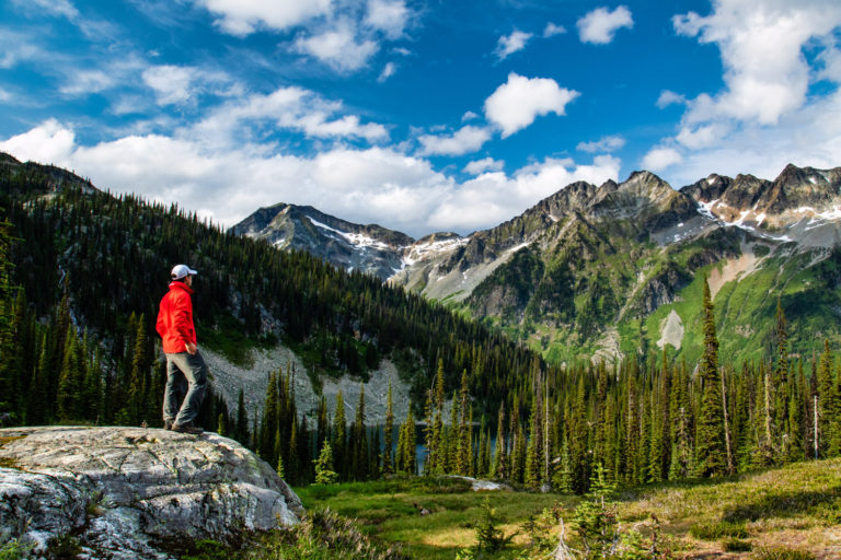 Hiking mountains