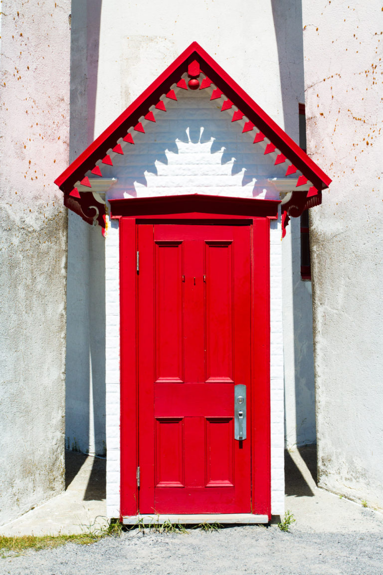 red door lighthouse