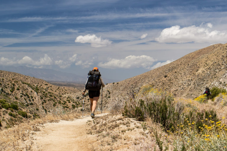 desert mountians hiker