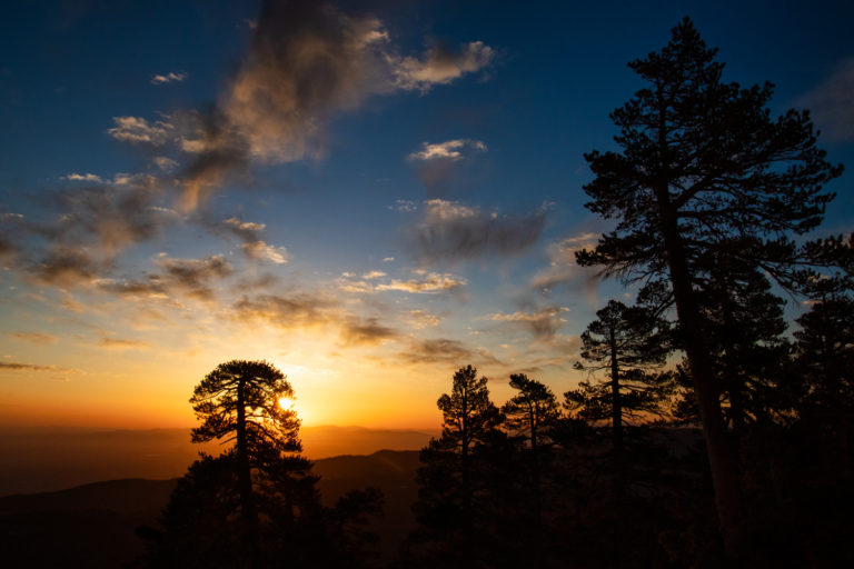 mountain sunrise