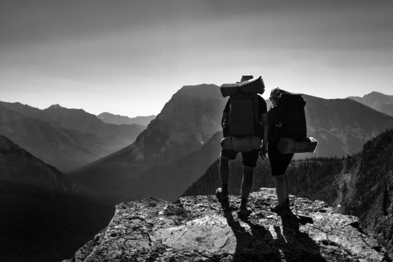 mountains hiker