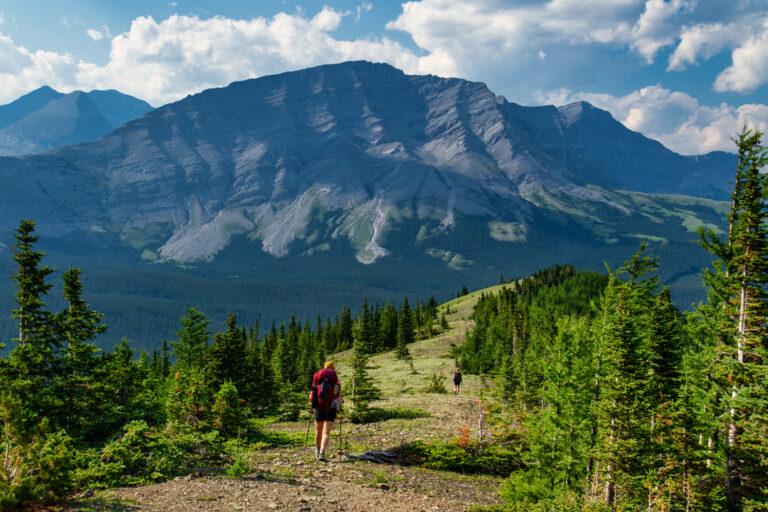 mountain hikers