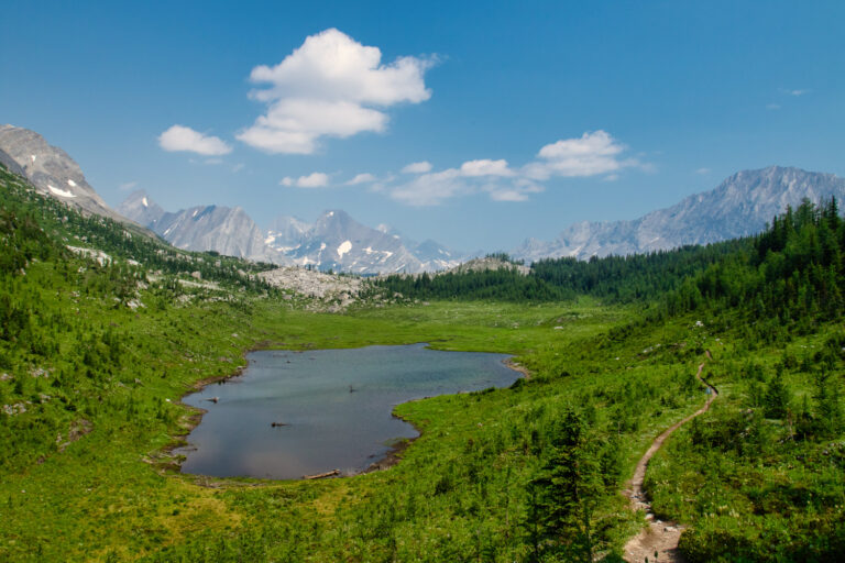 mountains trail