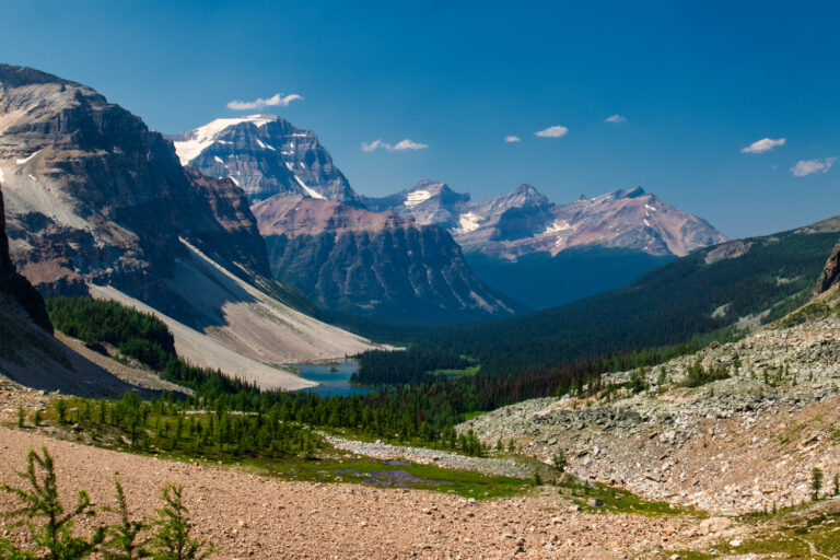 mountains lake