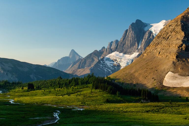 mountains sunrise